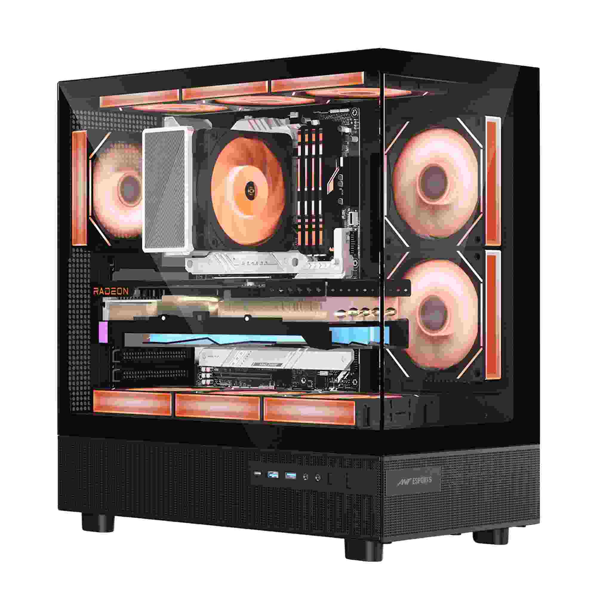 ant-esports-crystal-x6-atx-computer-casegaming-cabinet-with-type-c-black