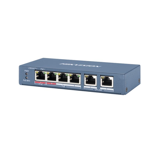 hikvision-4-port-fast-ethernet-unmanaged-poe-switch-ds-3e0106hp-e